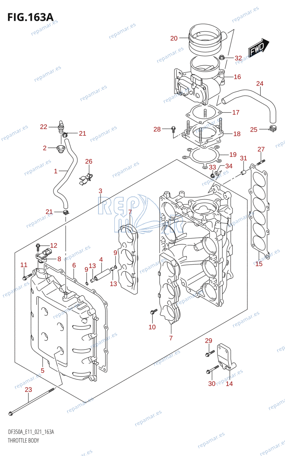 163A - THROTTLE BODY