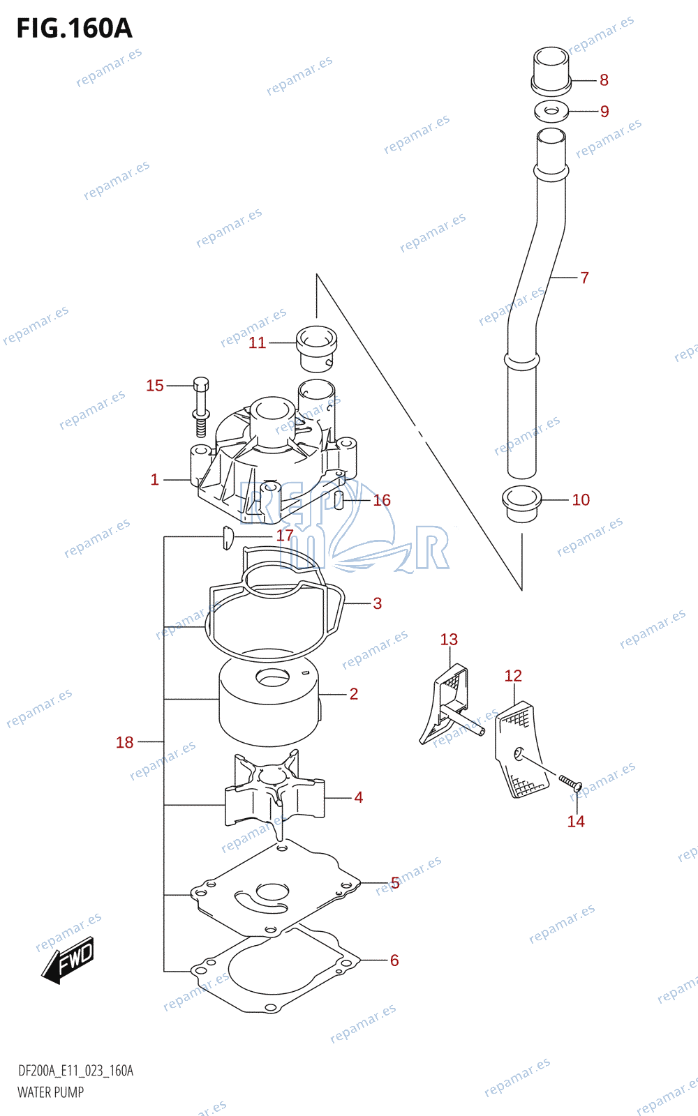 160A - WATER PUMP