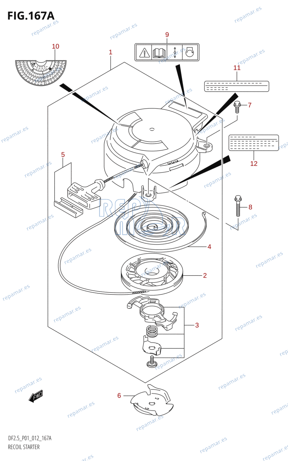 167A - RECOIL STARTER