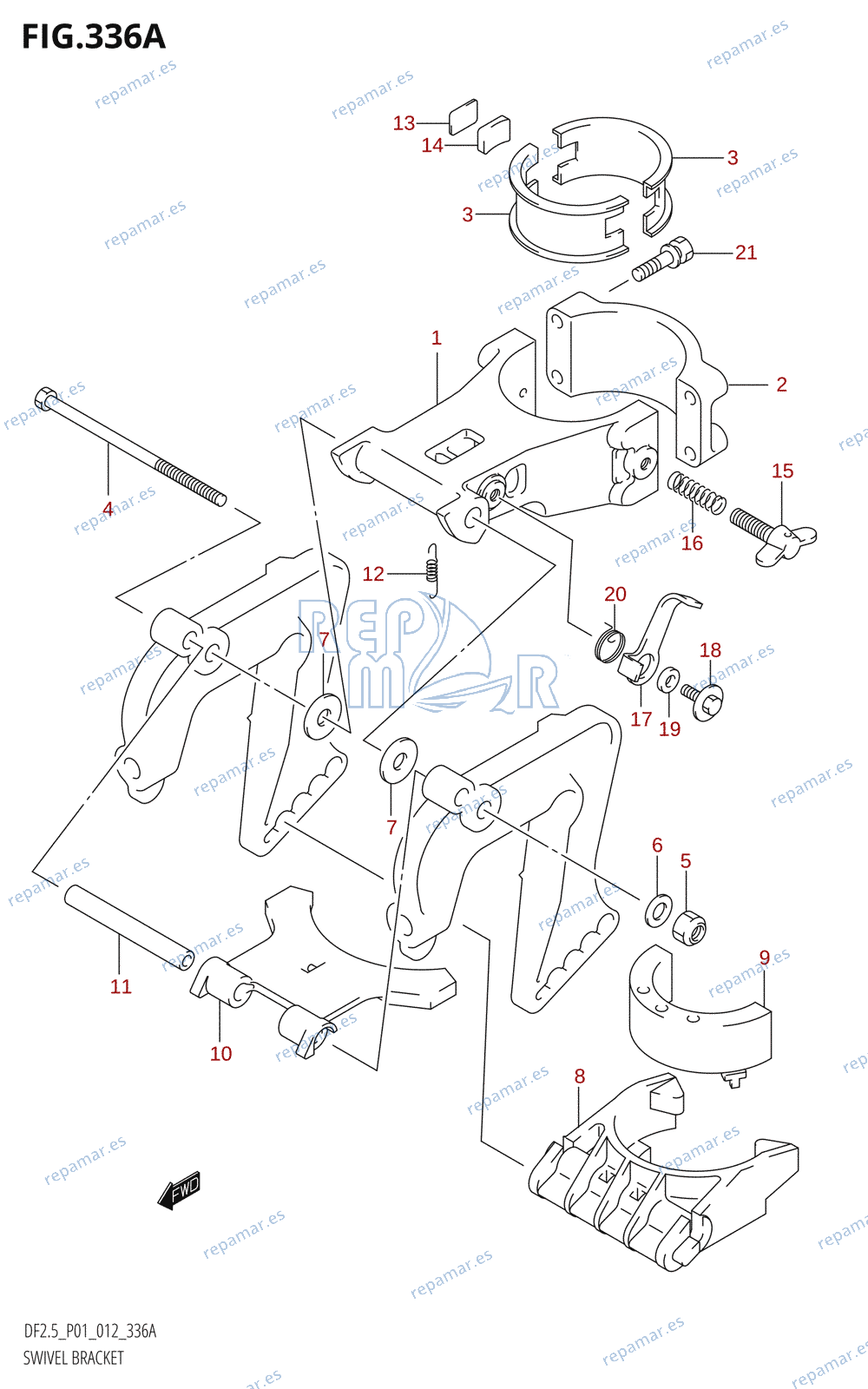 336A - SWIVEL BRACKET