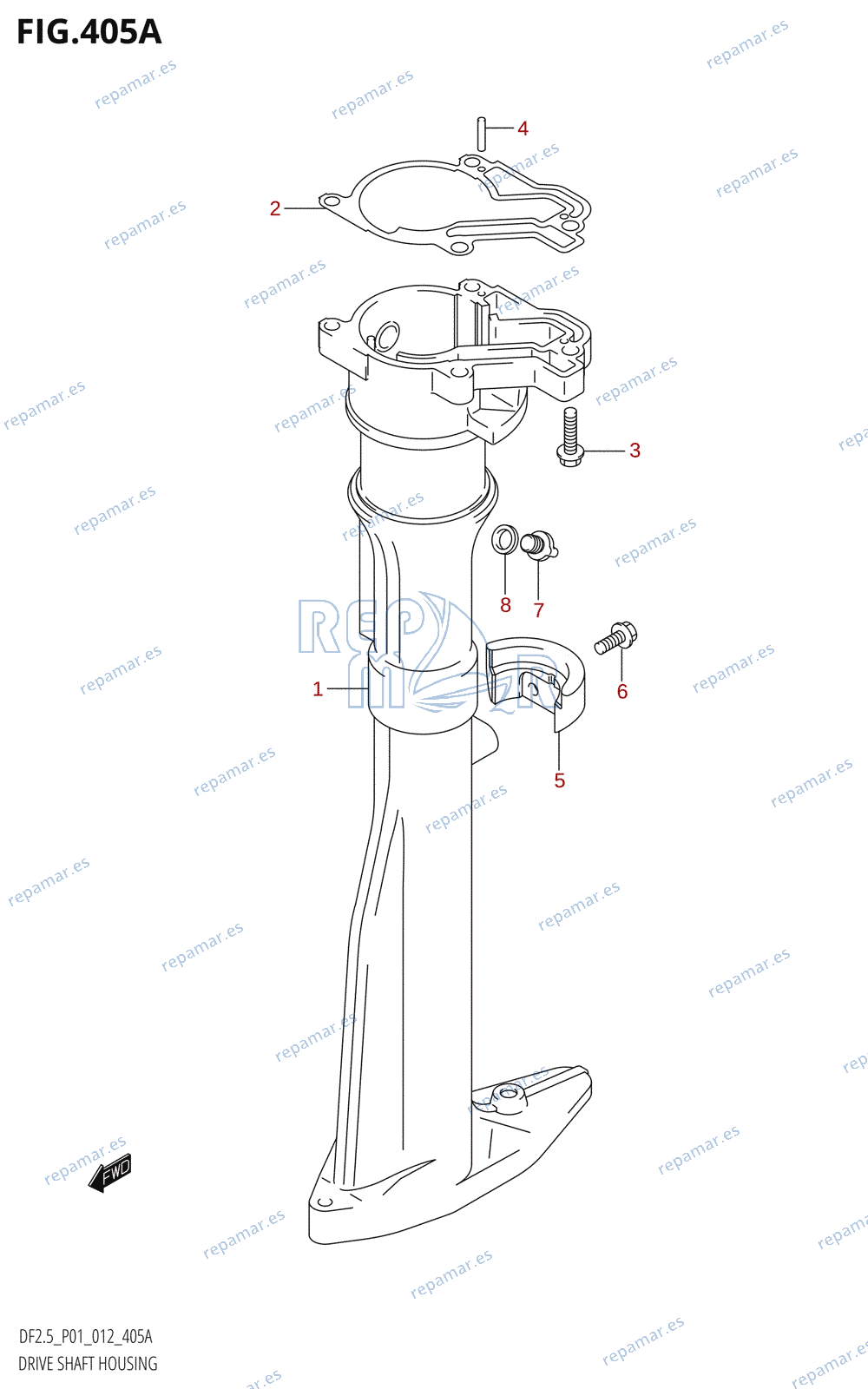 405A - DRIVE SHAFT HOUSING