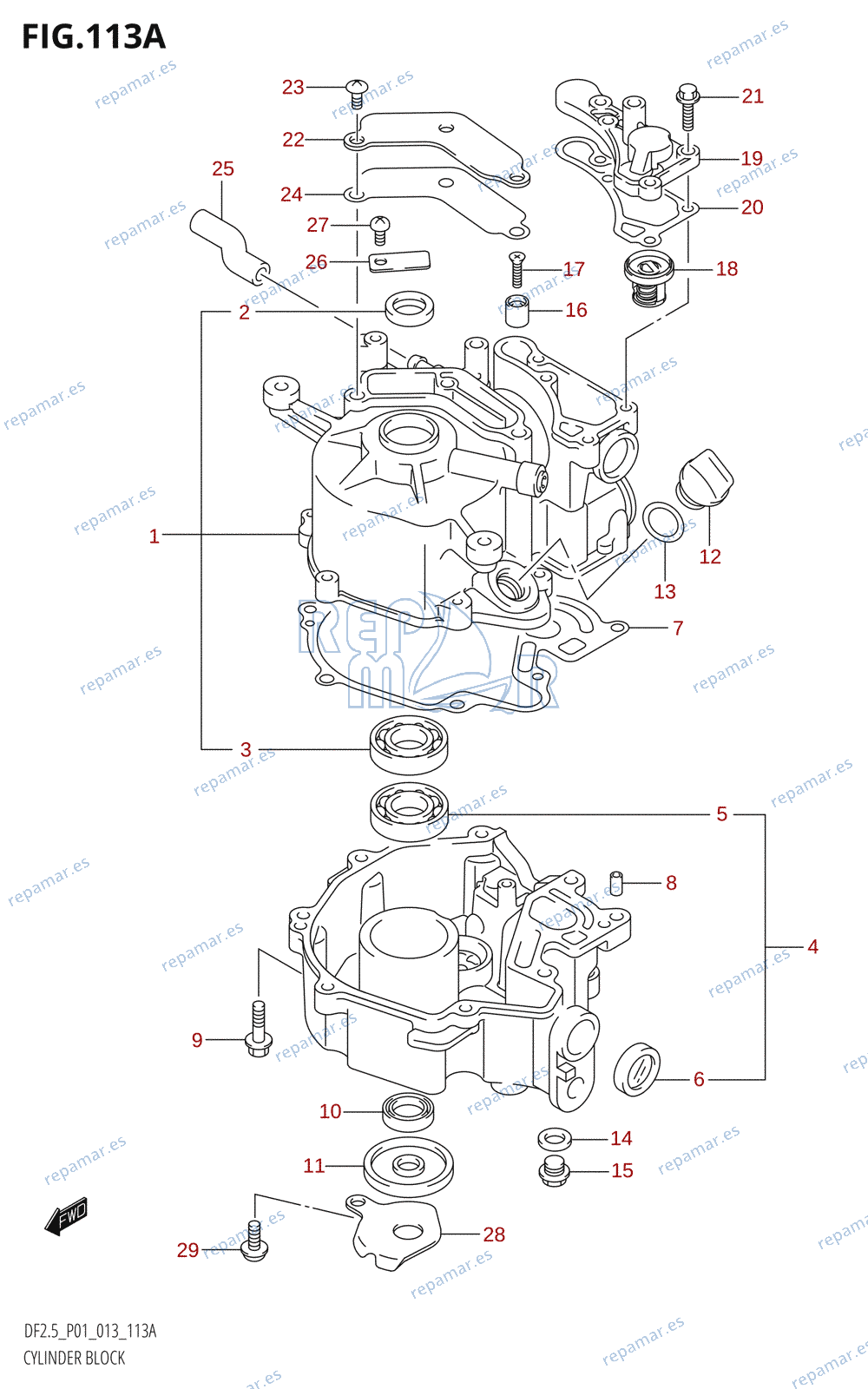 113A - CYLINDER BLOCK