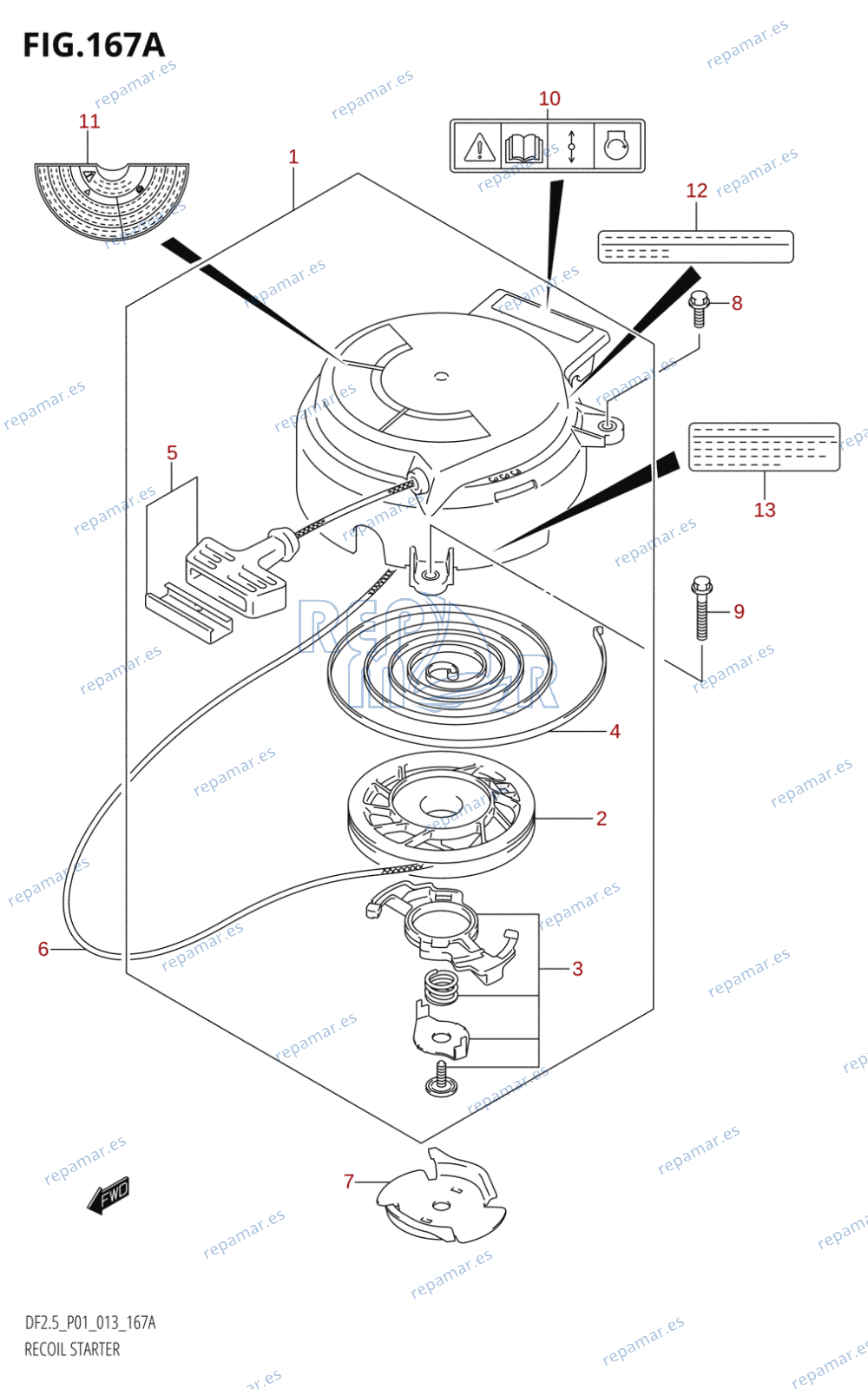 167A - RECOIL STARTER