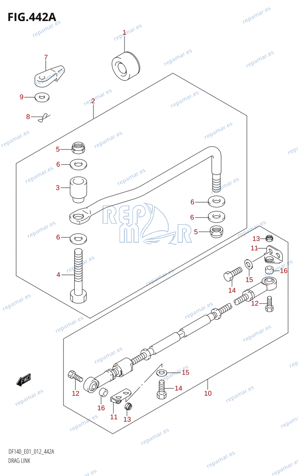 442A - DRAG LINK