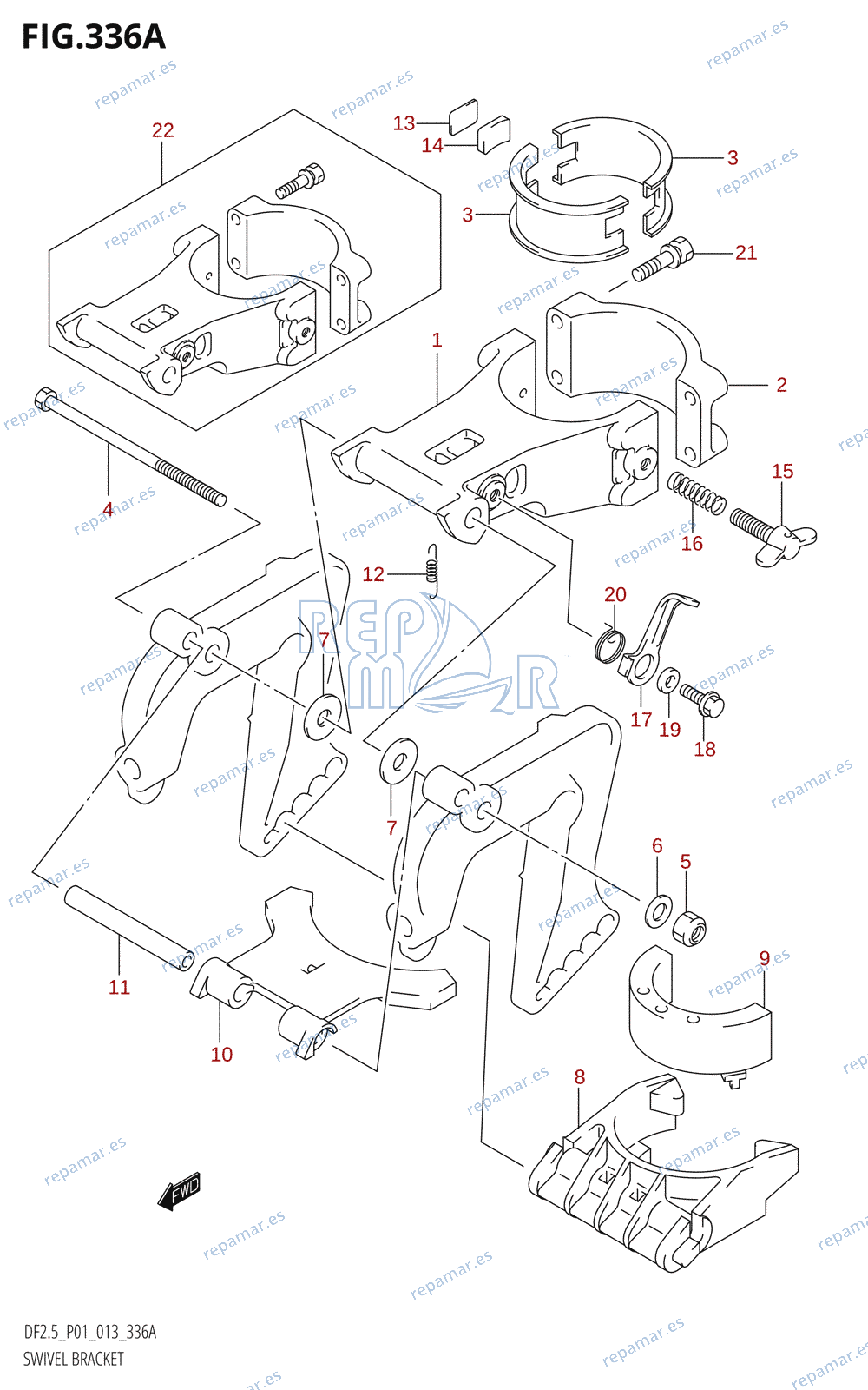 336A - SWIVEL BRACKET