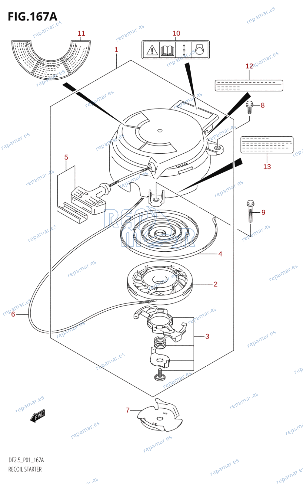 167A - RECOIL STARTER