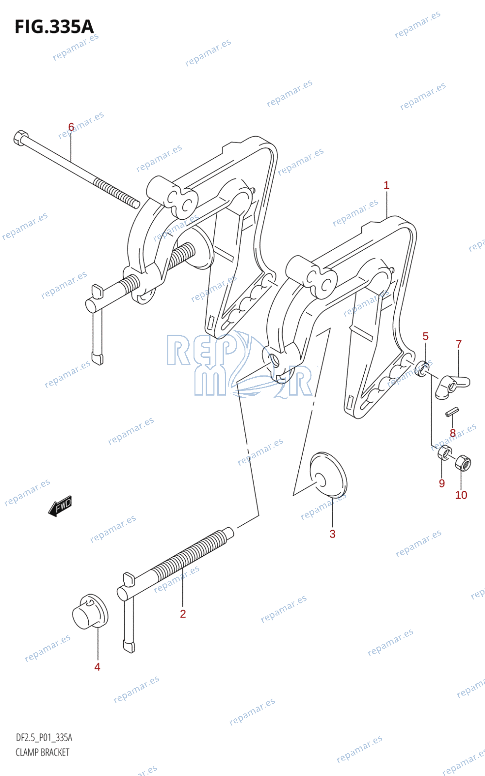 335A - CLAMP BRACKET