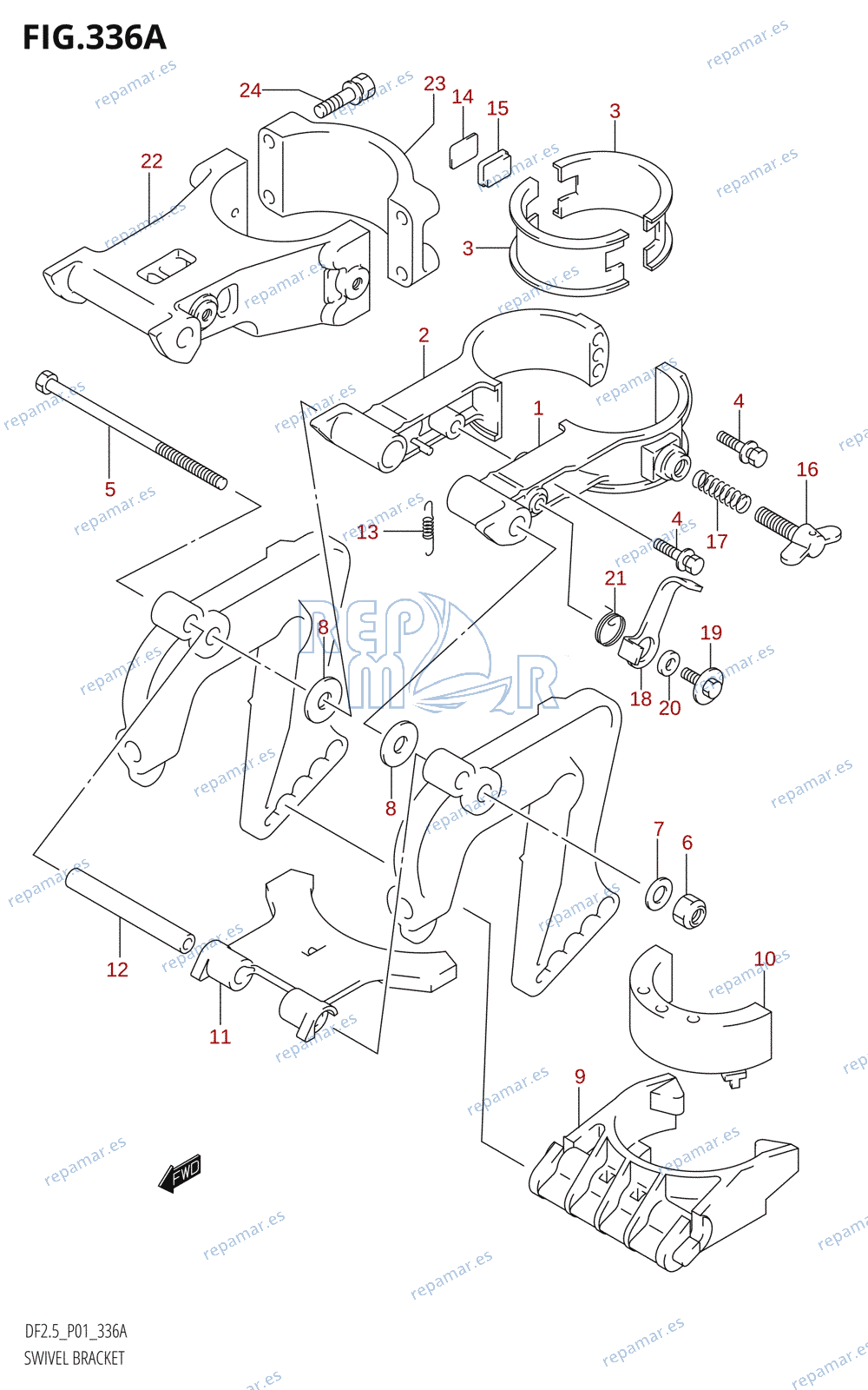 336A - SWIVEL BRACKET