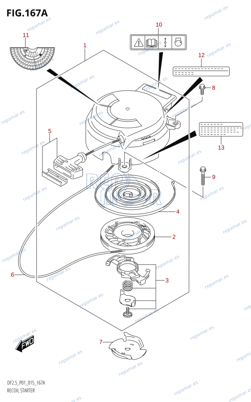 167A - RECOIL STARTER