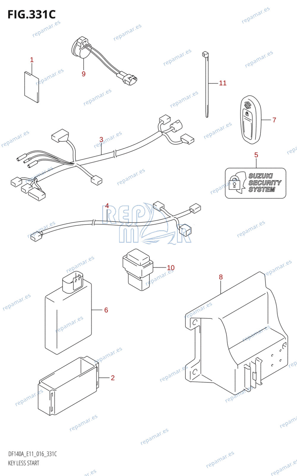 331C - KEY LESS START (DF140AT:E11)