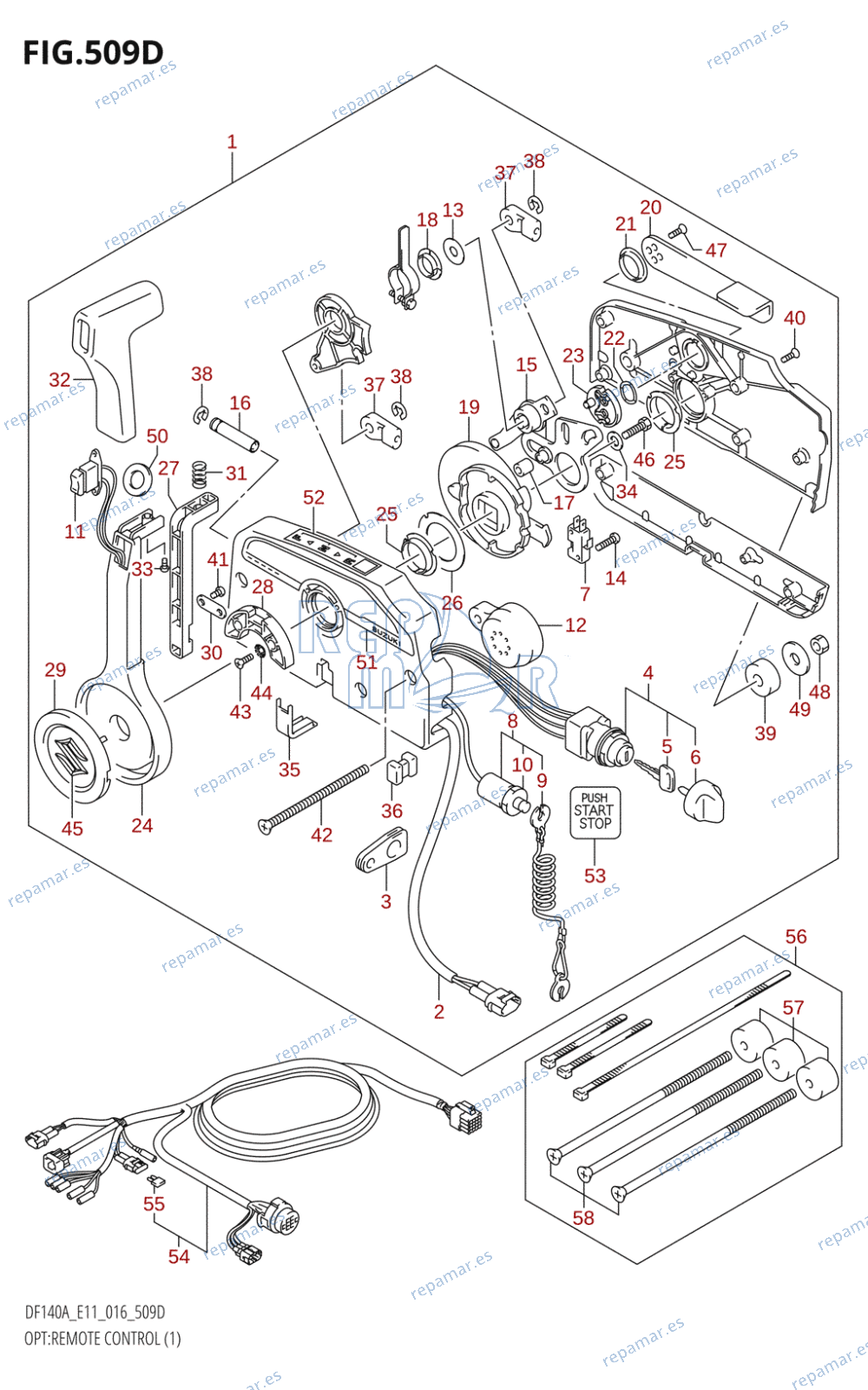 509D - OPT:REMOTE CONTROL (1) (DF140AT:E11)