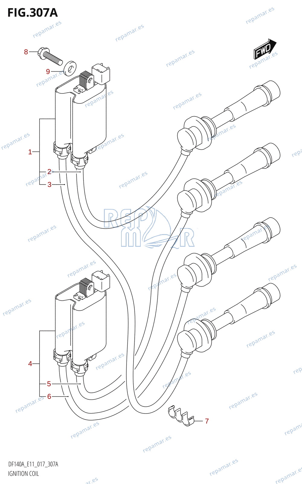 307A - IGNITION COIL