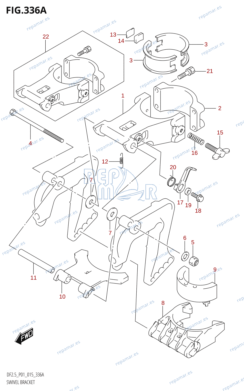 336A - SWIVEL BRACKET