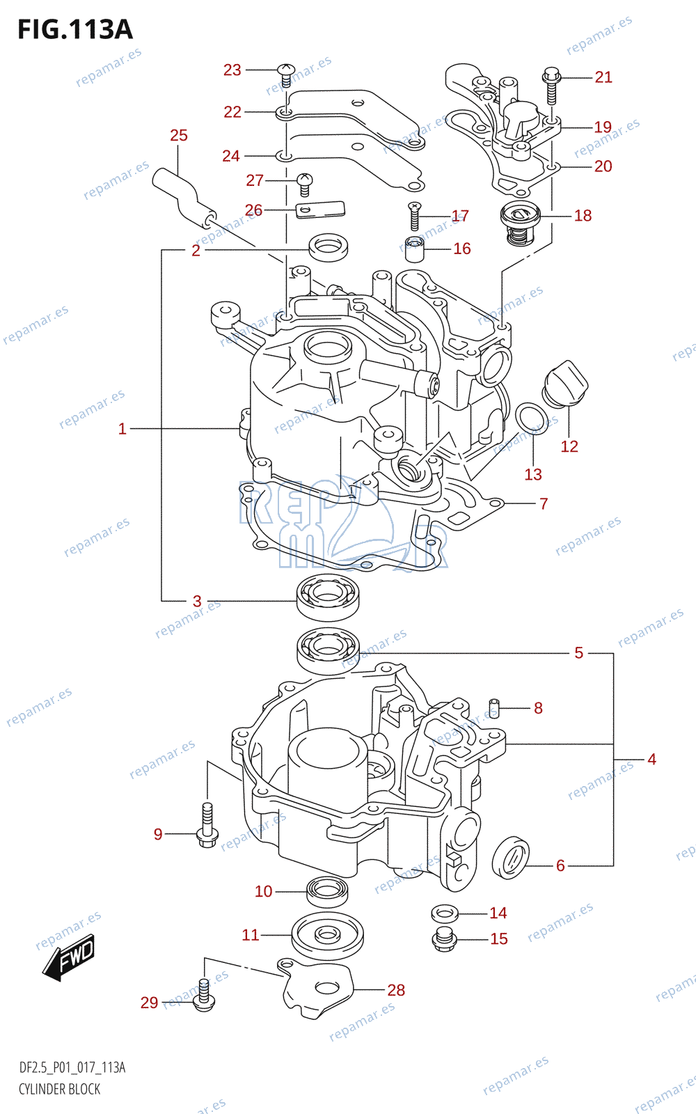 113A - CYLINDER BLOCK