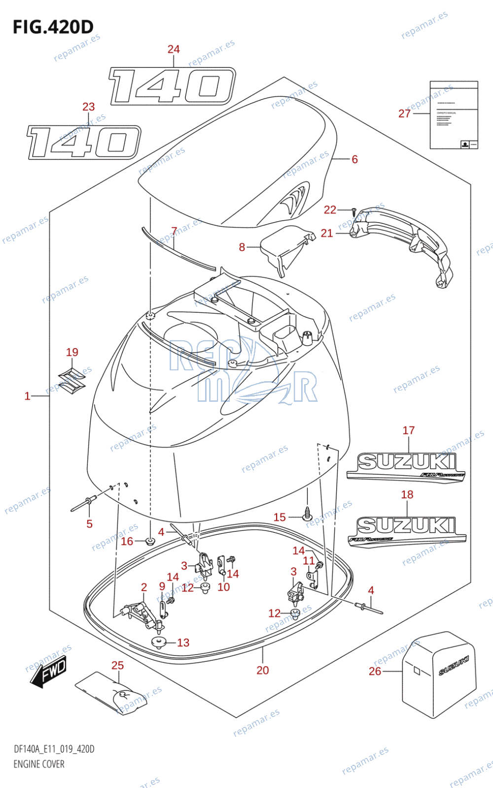 420D - ENGINE COVER