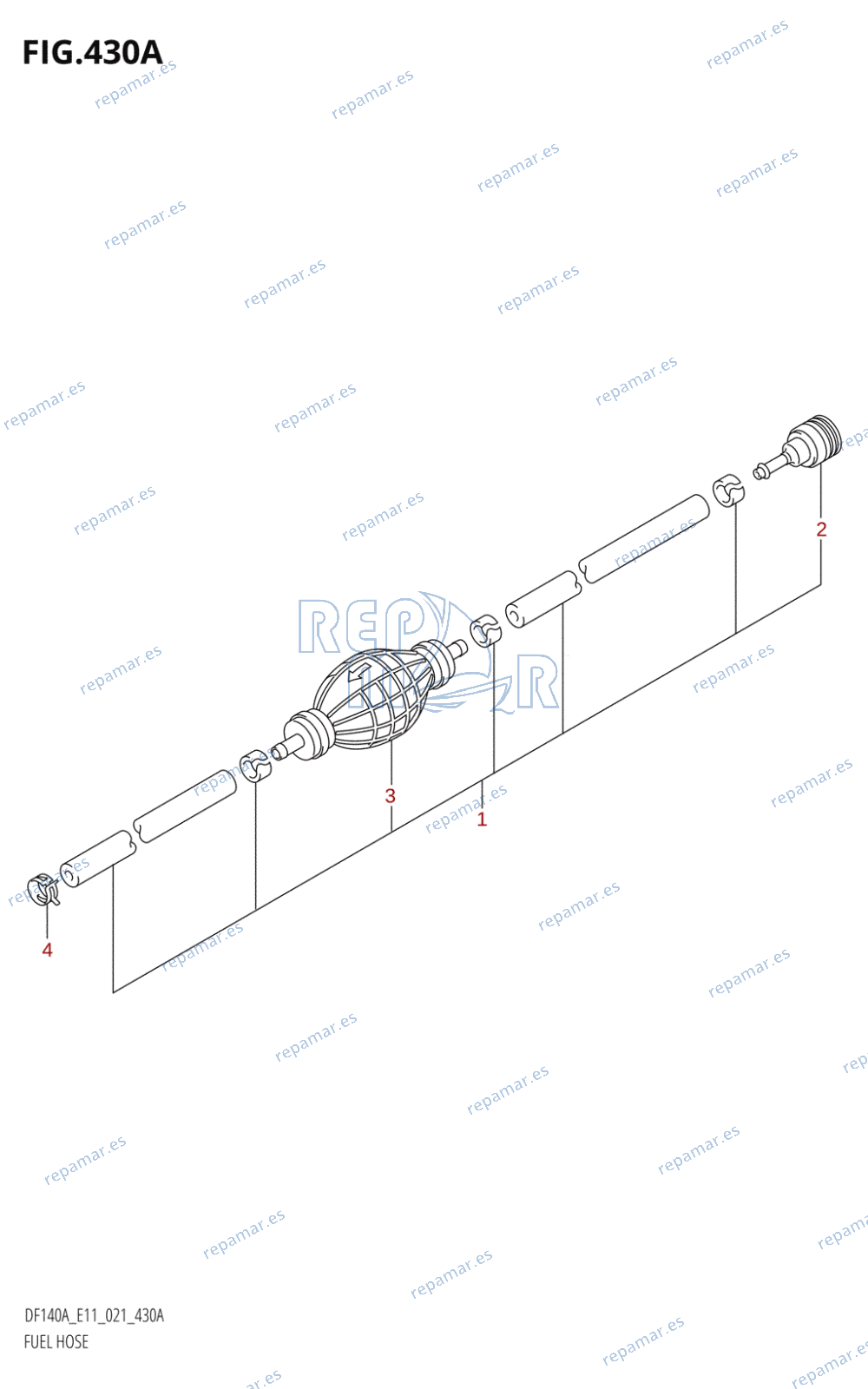 430A - FUEL HOSE (E01,E11,E40)