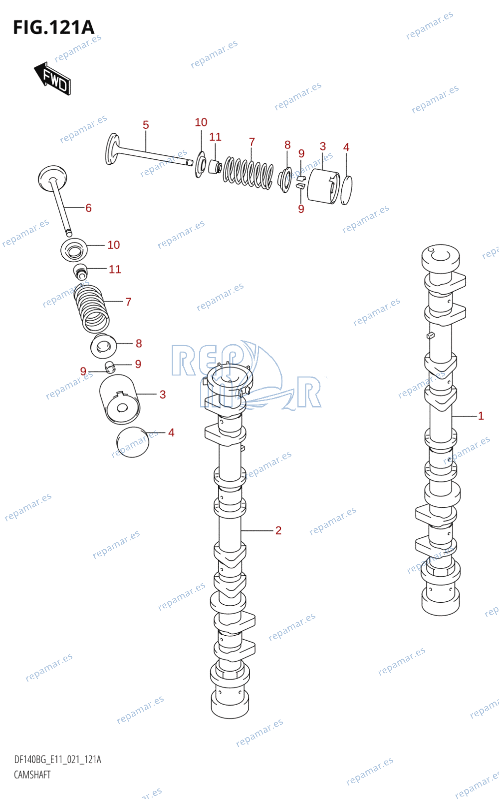 121A - CAMSHAFT