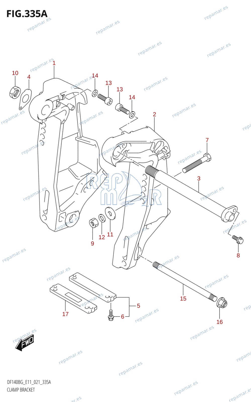 335A - CLAMP BRACKET