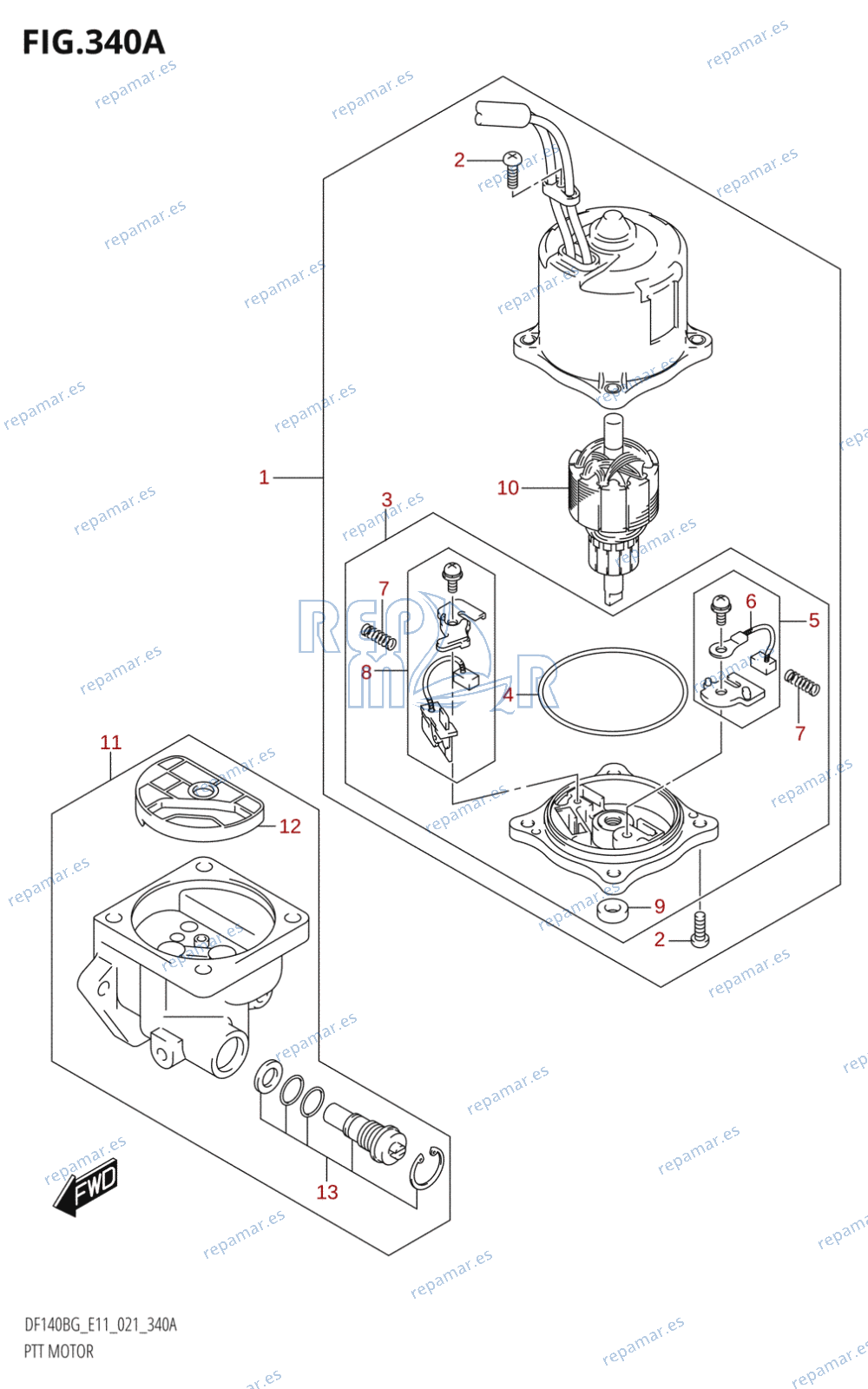 340A - PTT MOTOR