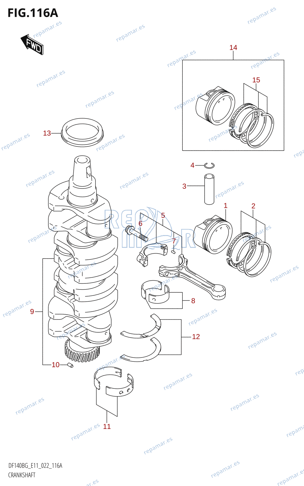 116A - CRANKSHAFT