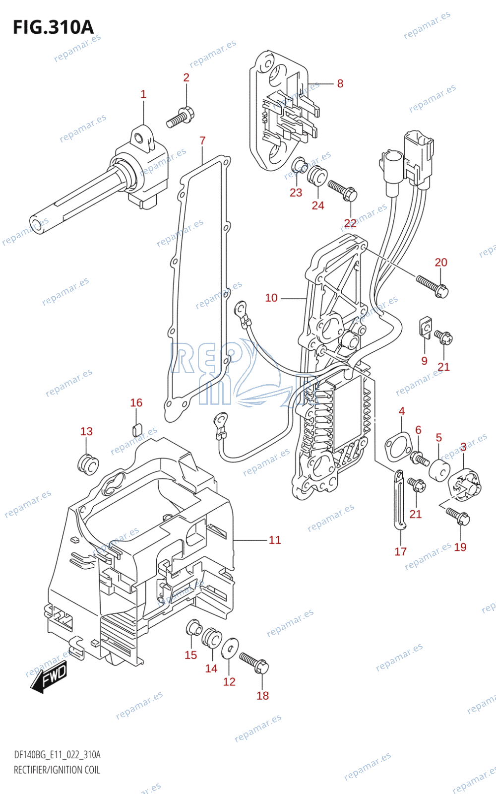 310A - RECTIFIER /​ IGNITION COIL