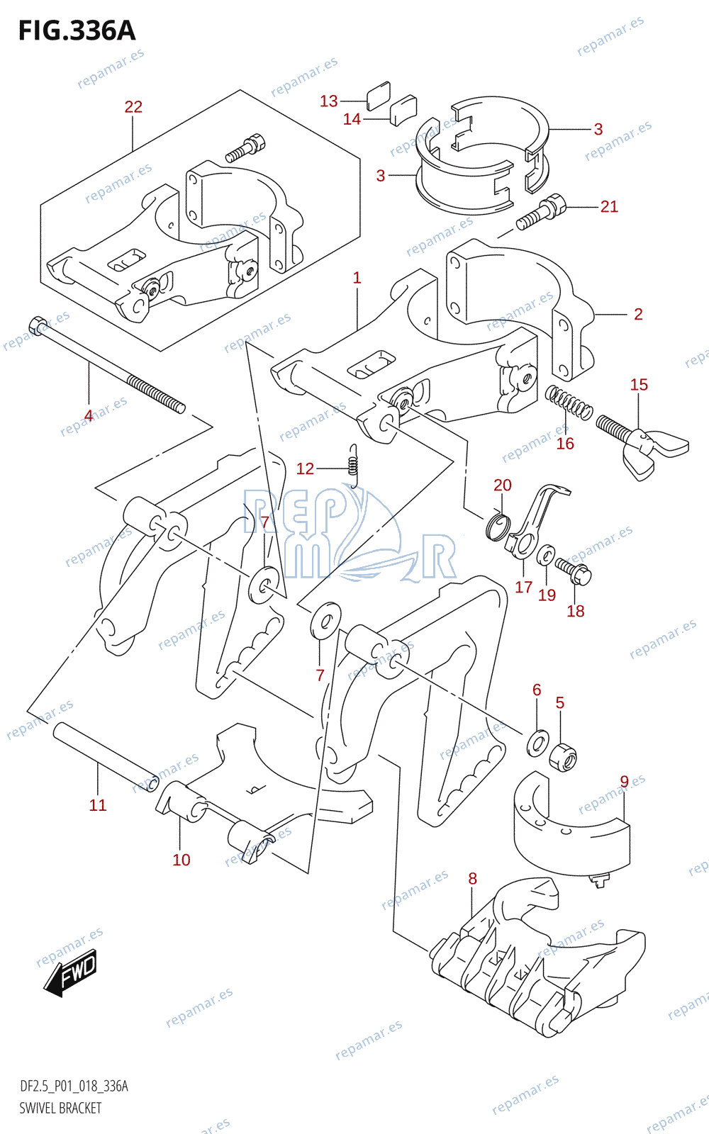 336A - SWIVEL BRACKET