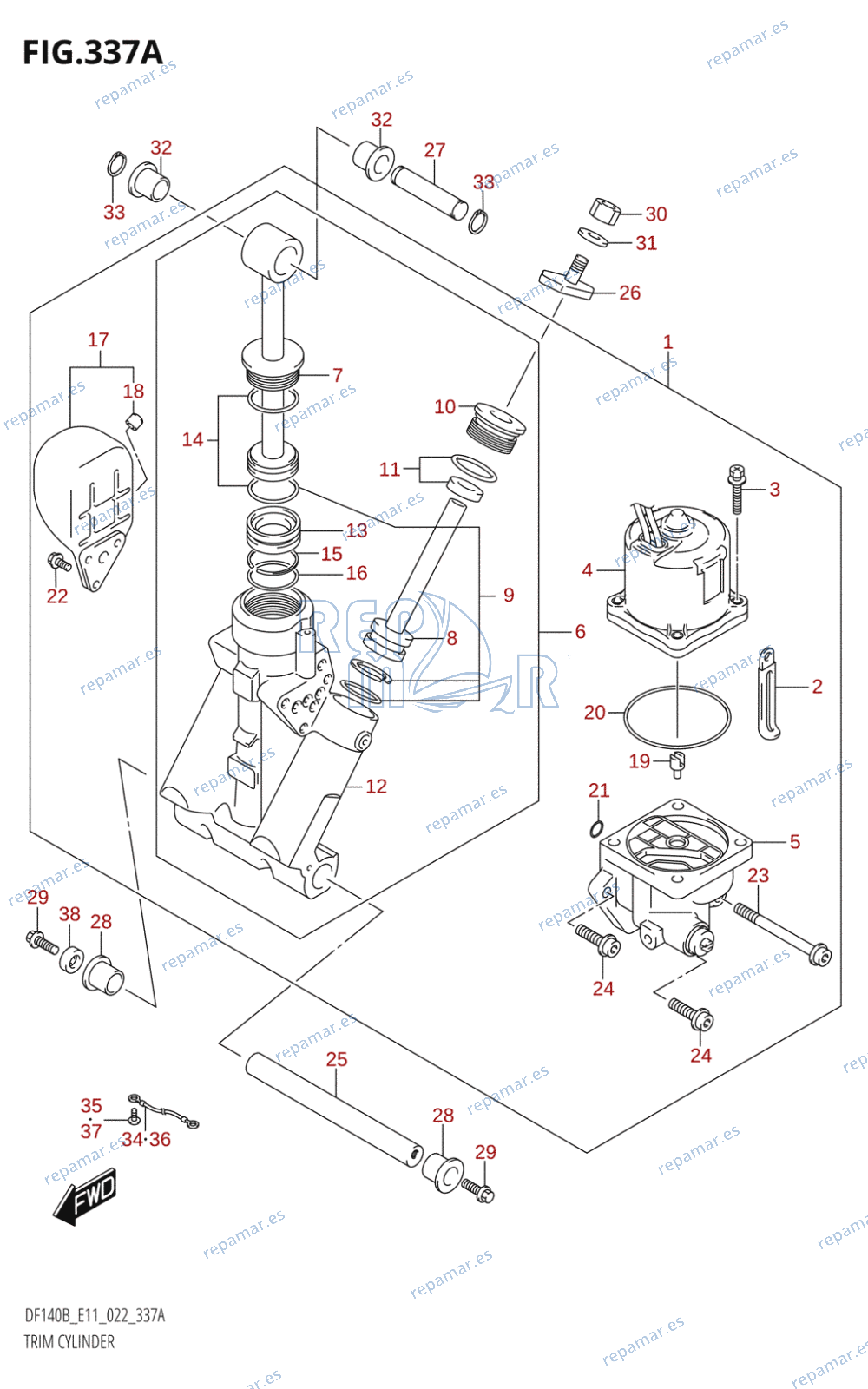 337A - TRIM CYLINDER