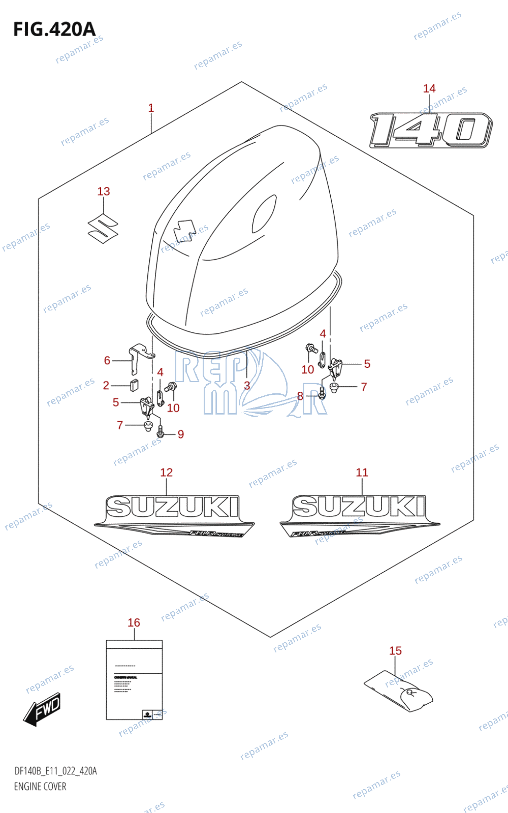 420A - ENGINE COVER