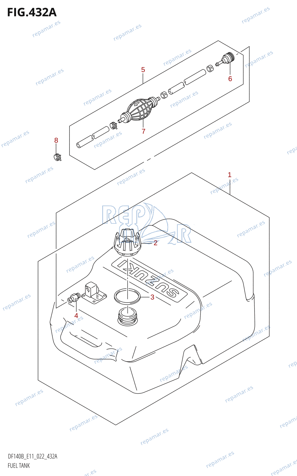 432A - FUEL TANK (E40)