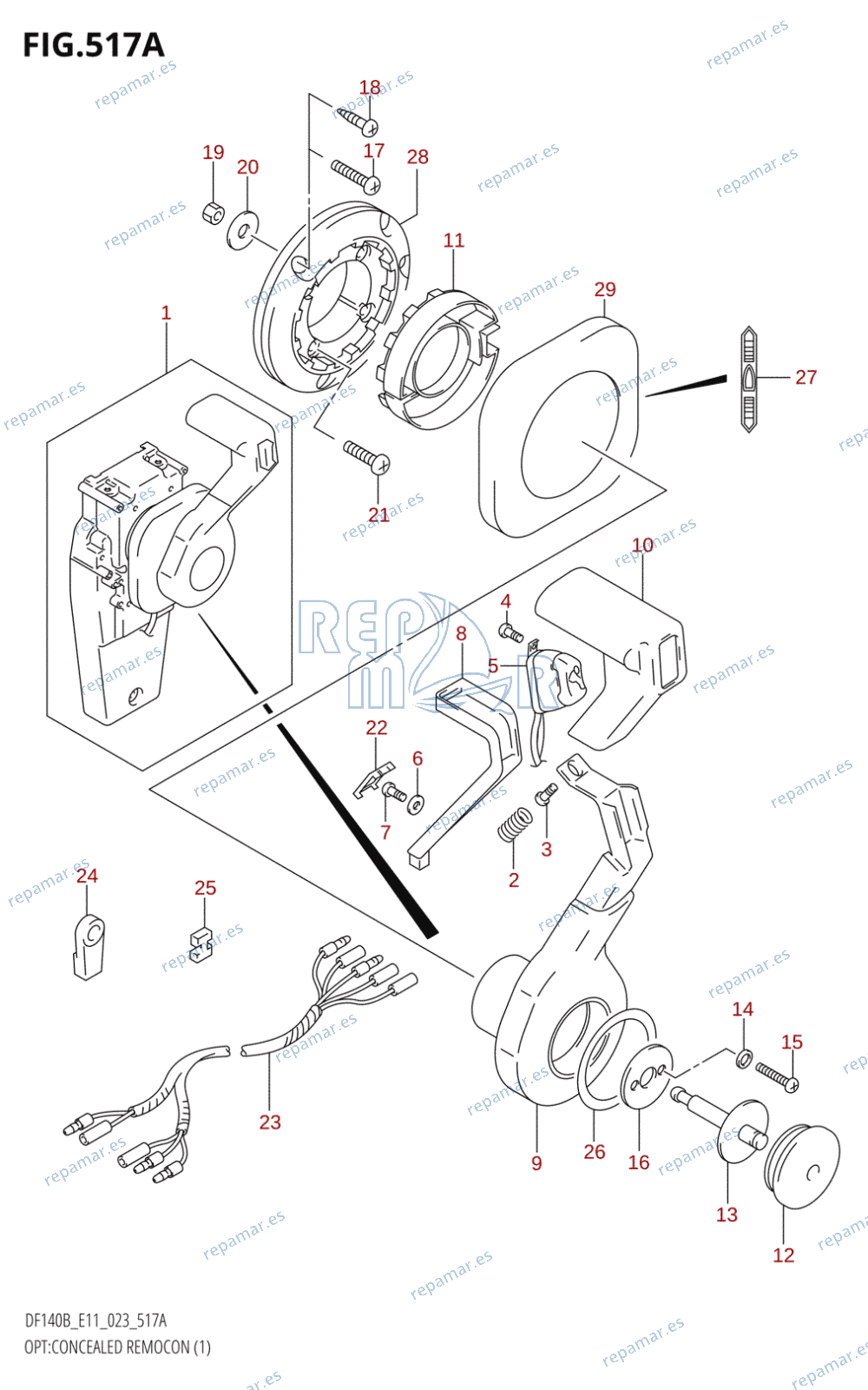 517A - OPT:CONCEALED REMOCON (1)