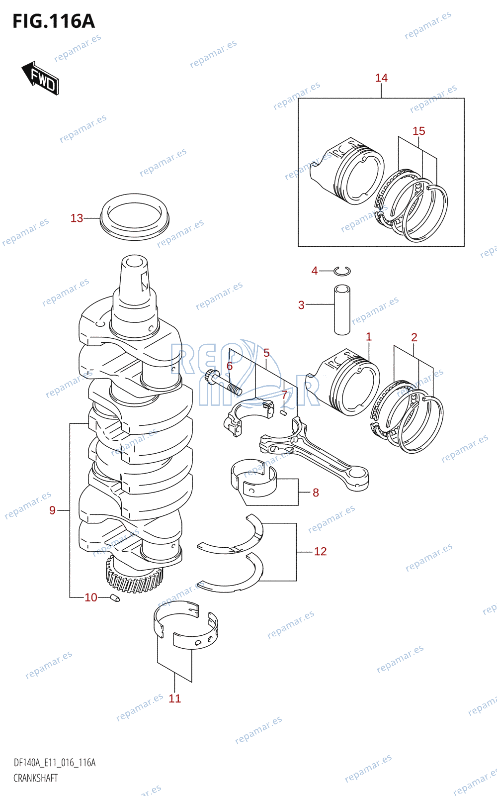 116A - CRANKSHAFT