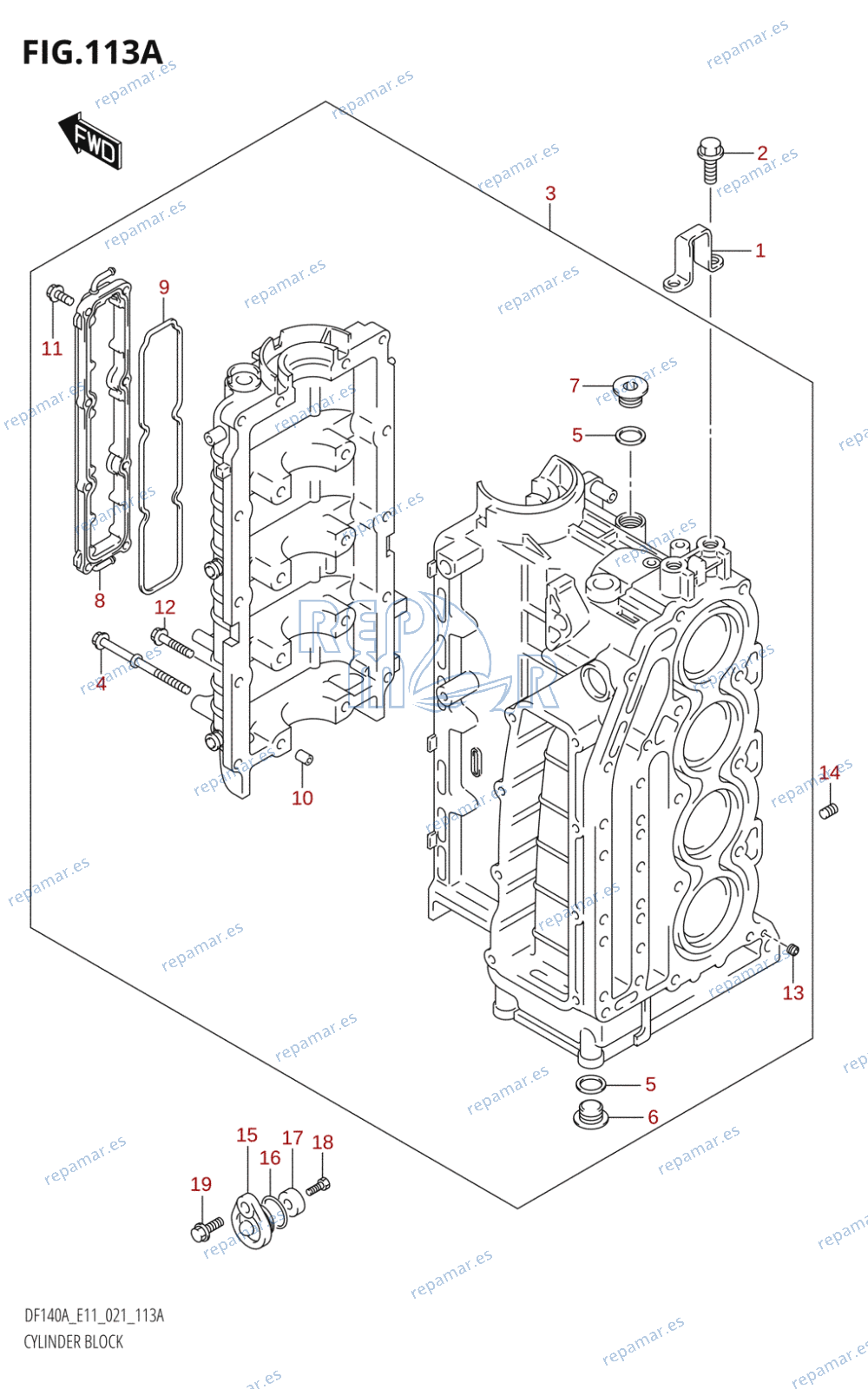 113A - CYLINDER BLOCK