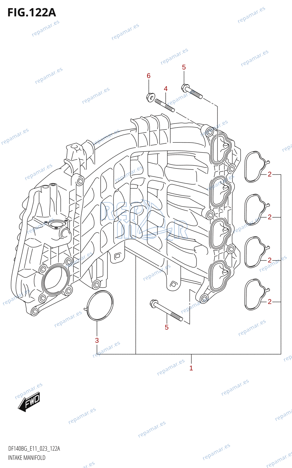 122A - INTAKE MANIFOLD