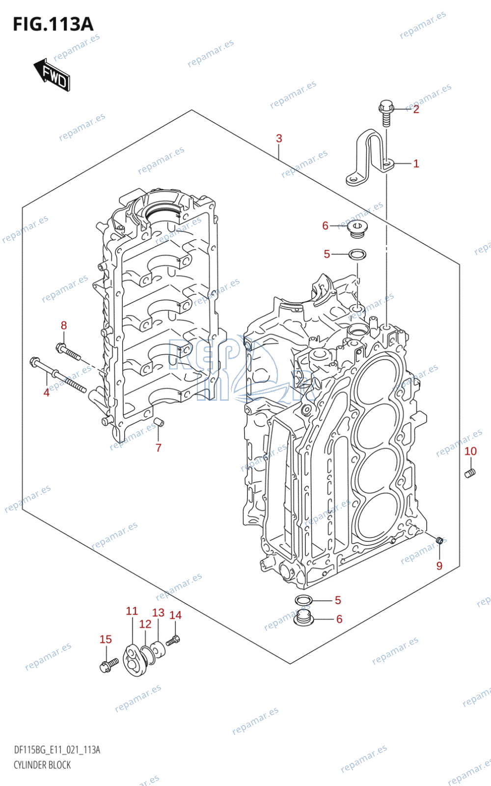 113A - CYLINDER BLOCK