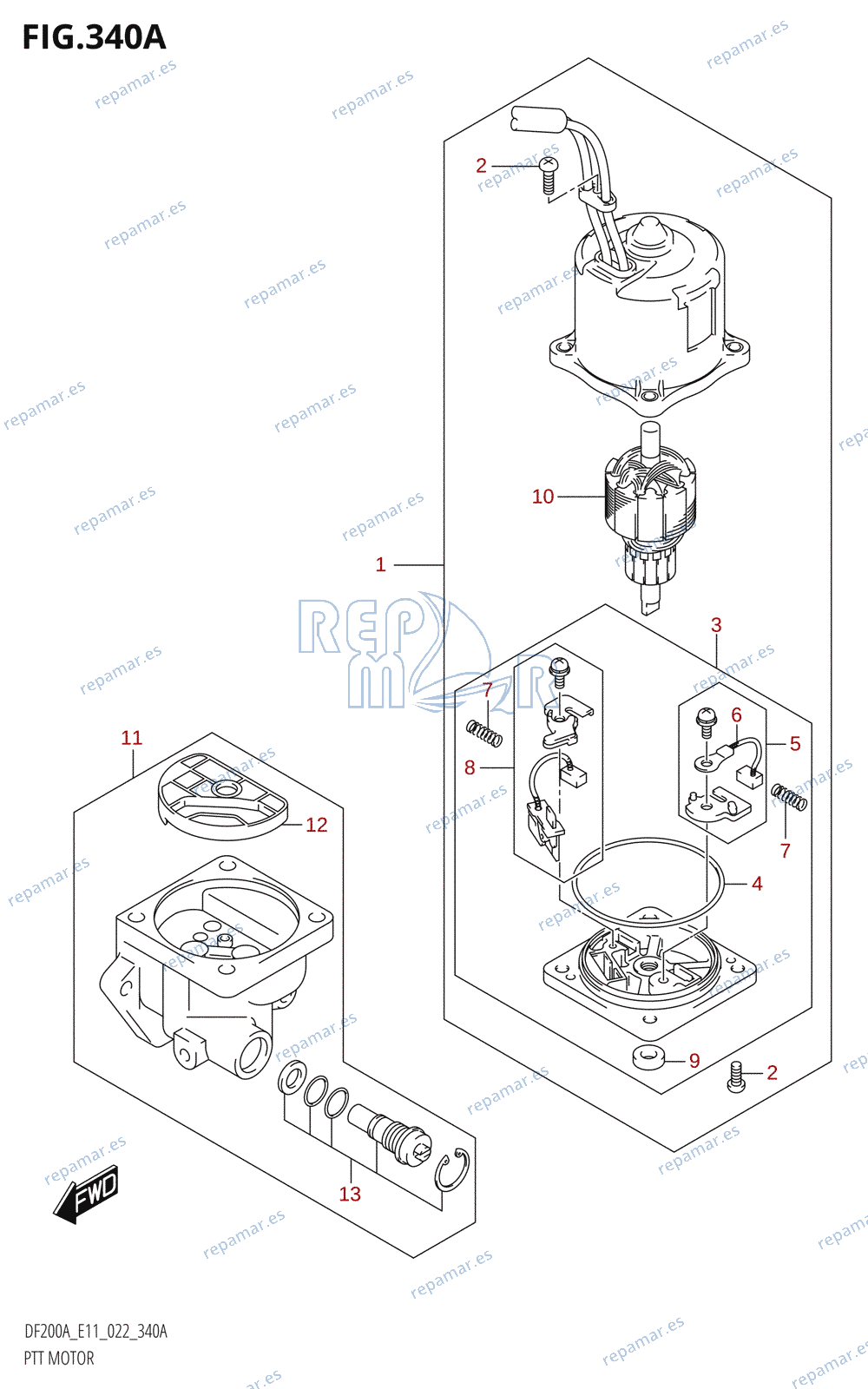 340A - PTT MOTOR