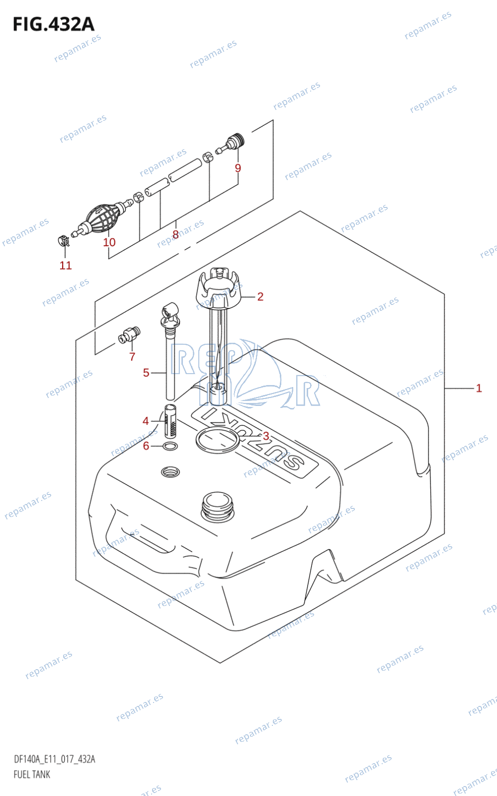 432A - FUEL TANK (DF115AT:E40)