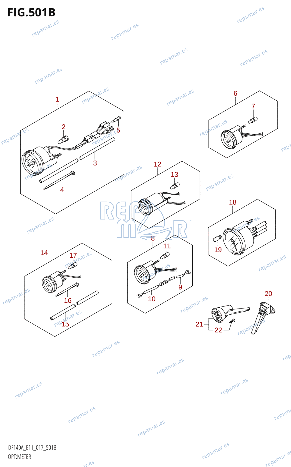 501B - OPT:METER (DF115AT:E11)