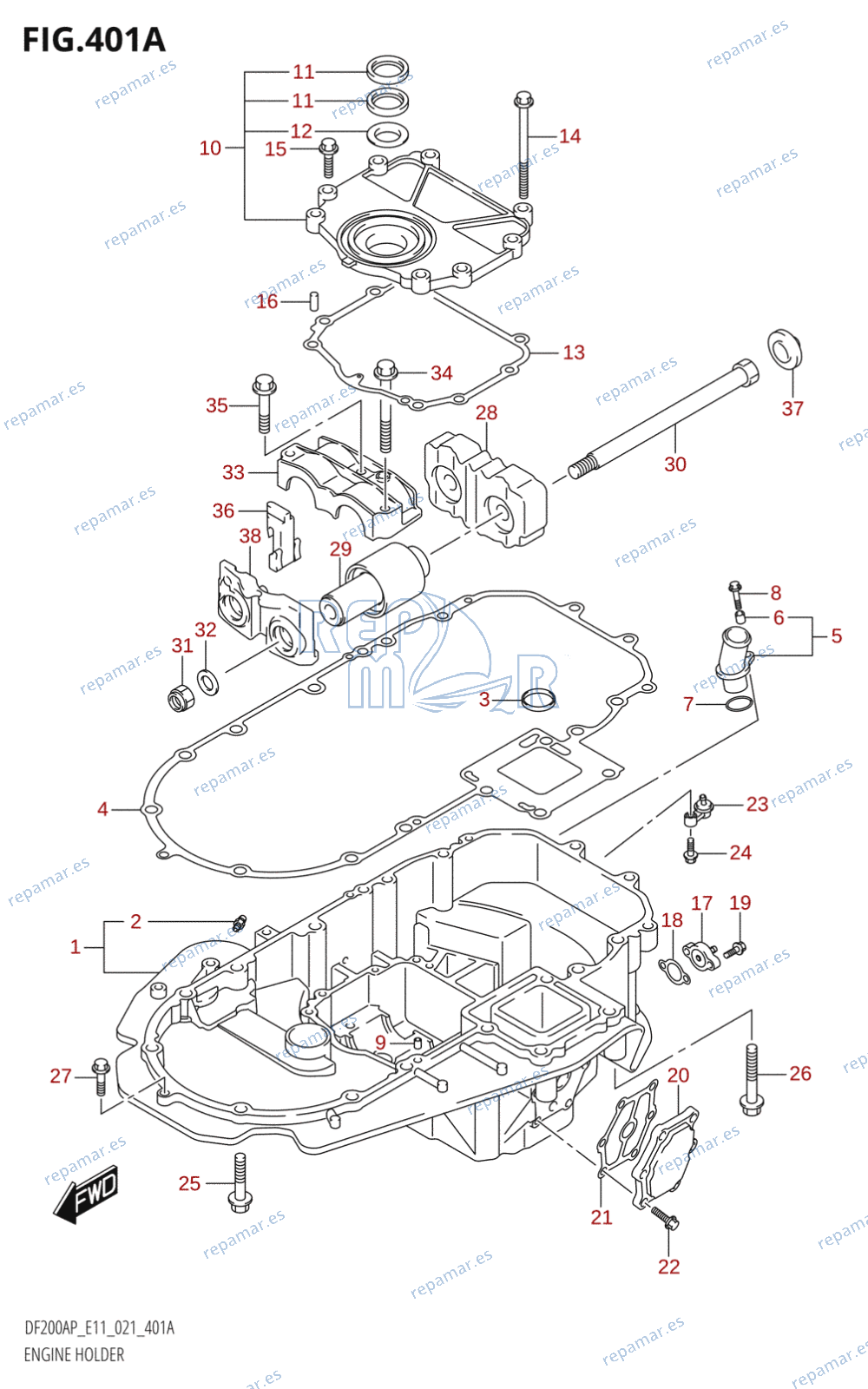 401A - ENGINE HOLDER