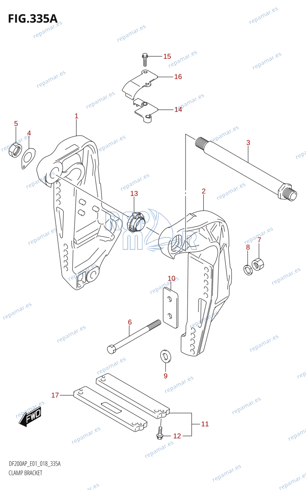 335A - CLAMP BRACKET