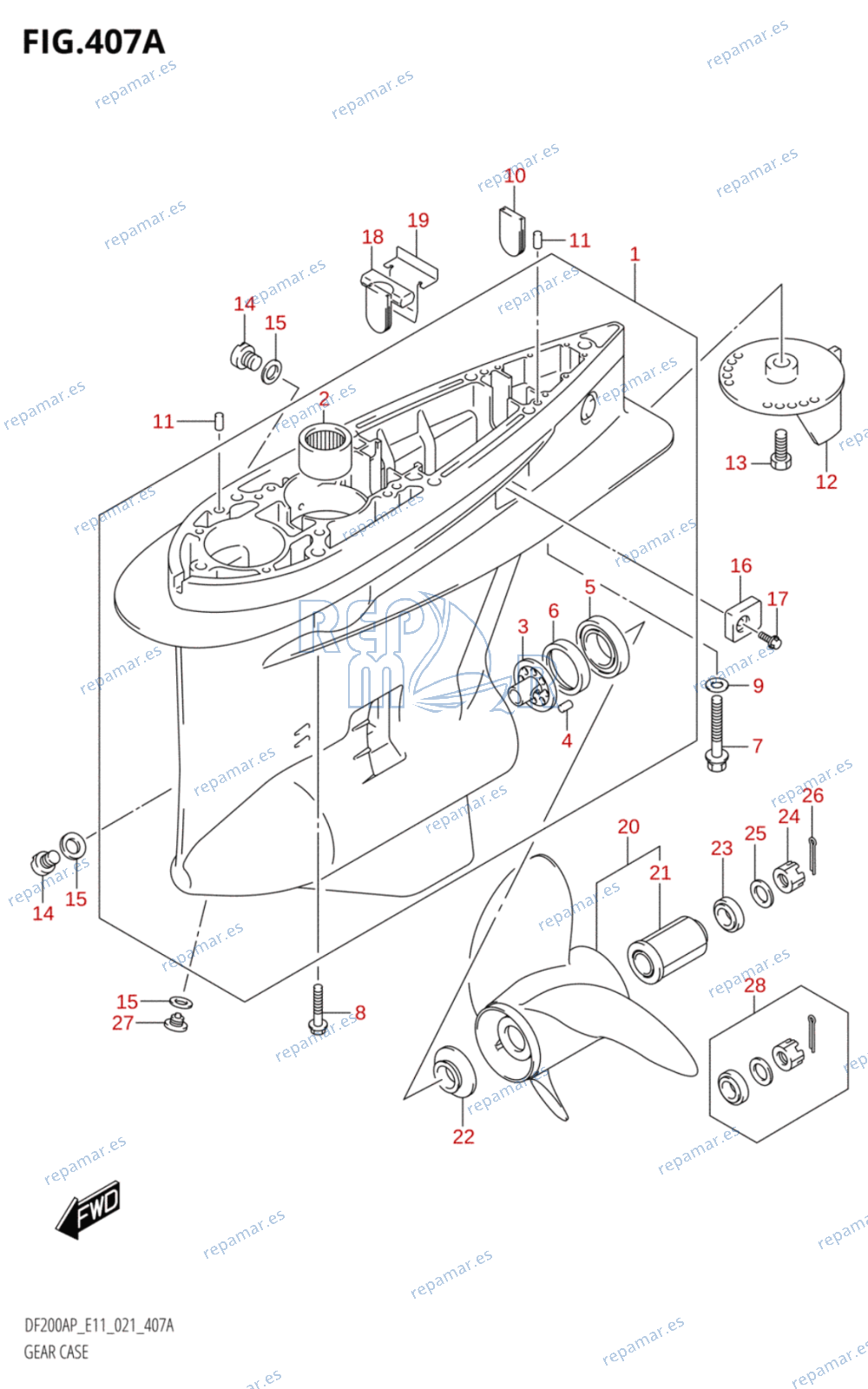 407A - GEAR CASE