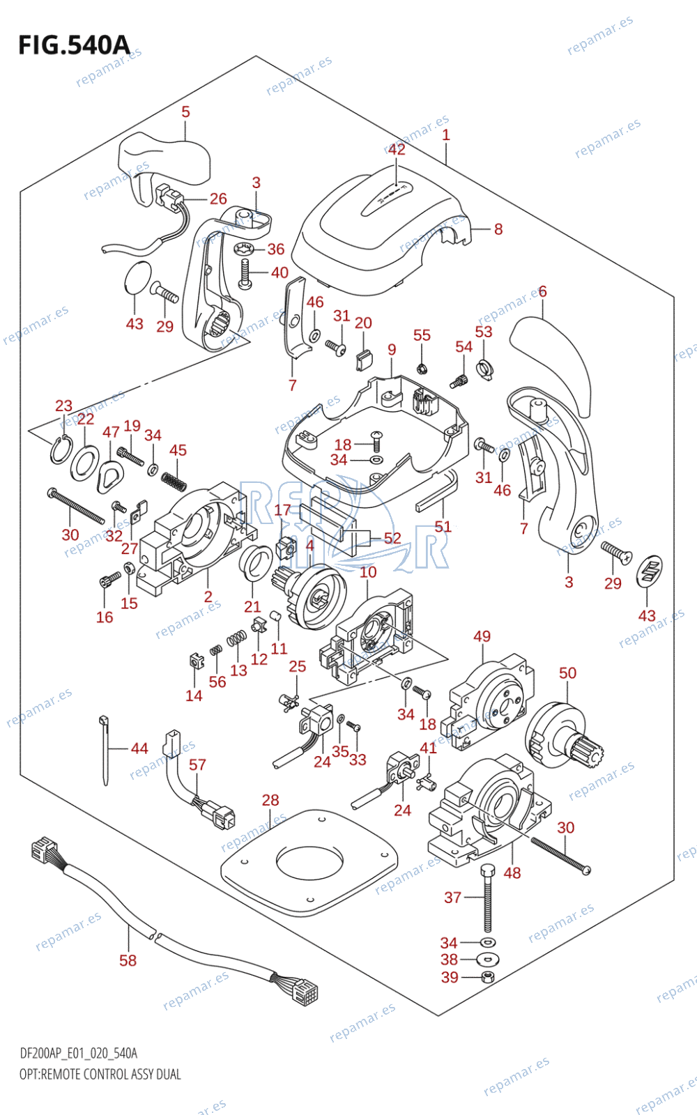 540A - OPT:REMOTE CONTROL ASSY DUAL