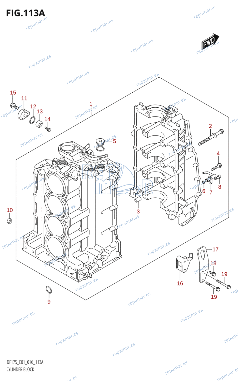 113A - CYLINDER BLOCK