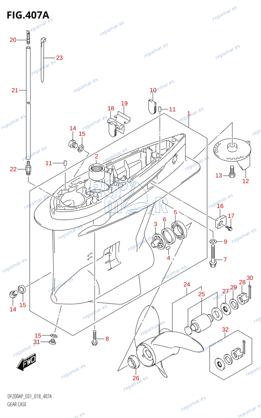 407A - GEAR CASE