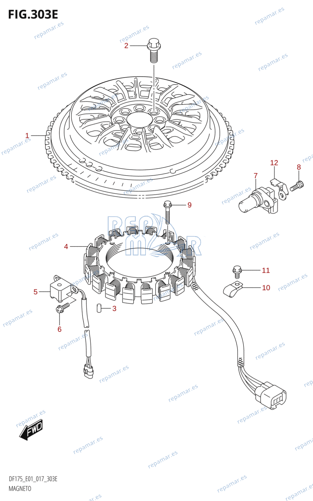 303E - MAGNETO (DF175T:E01)