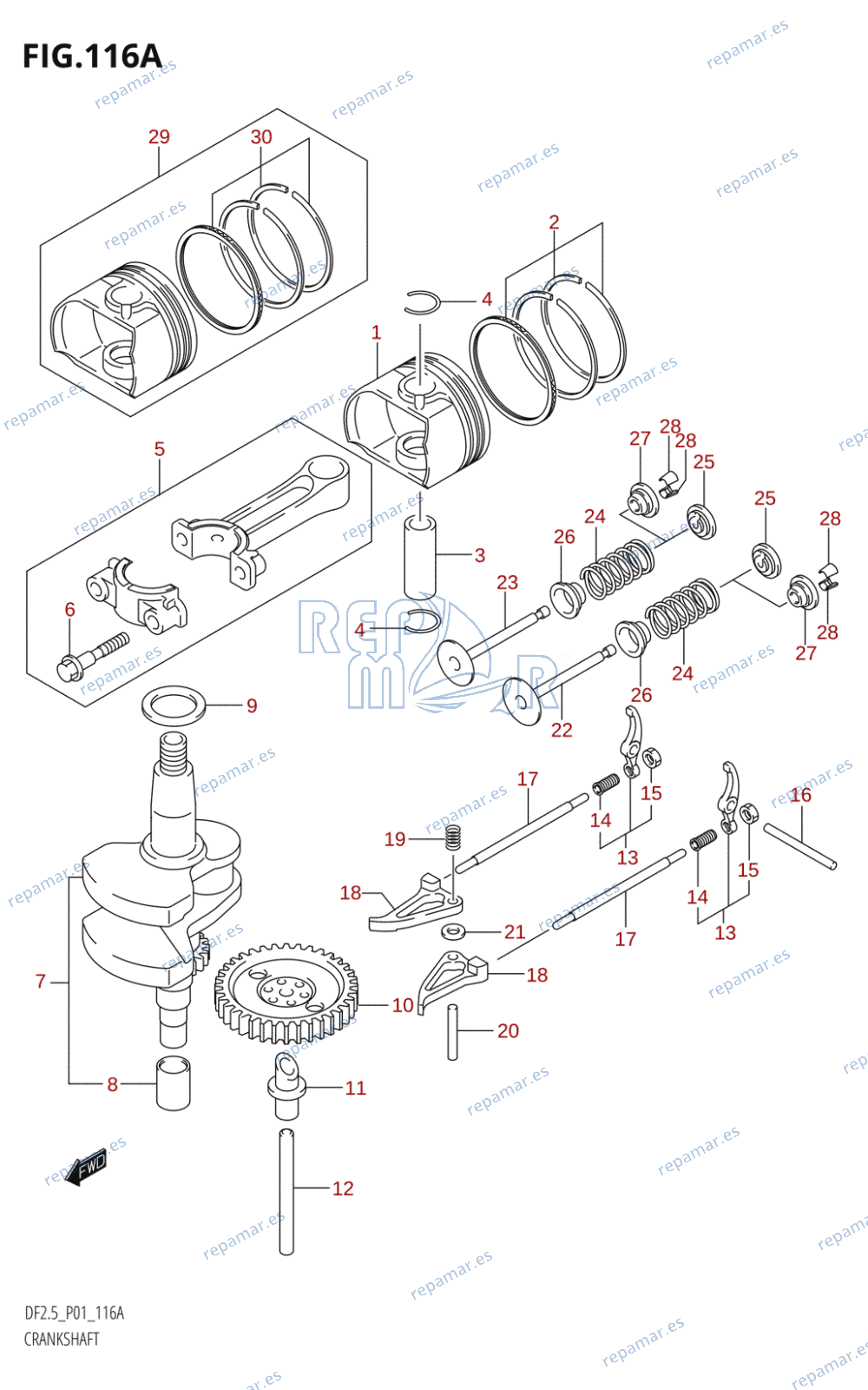 116A - CRANKSHAFT