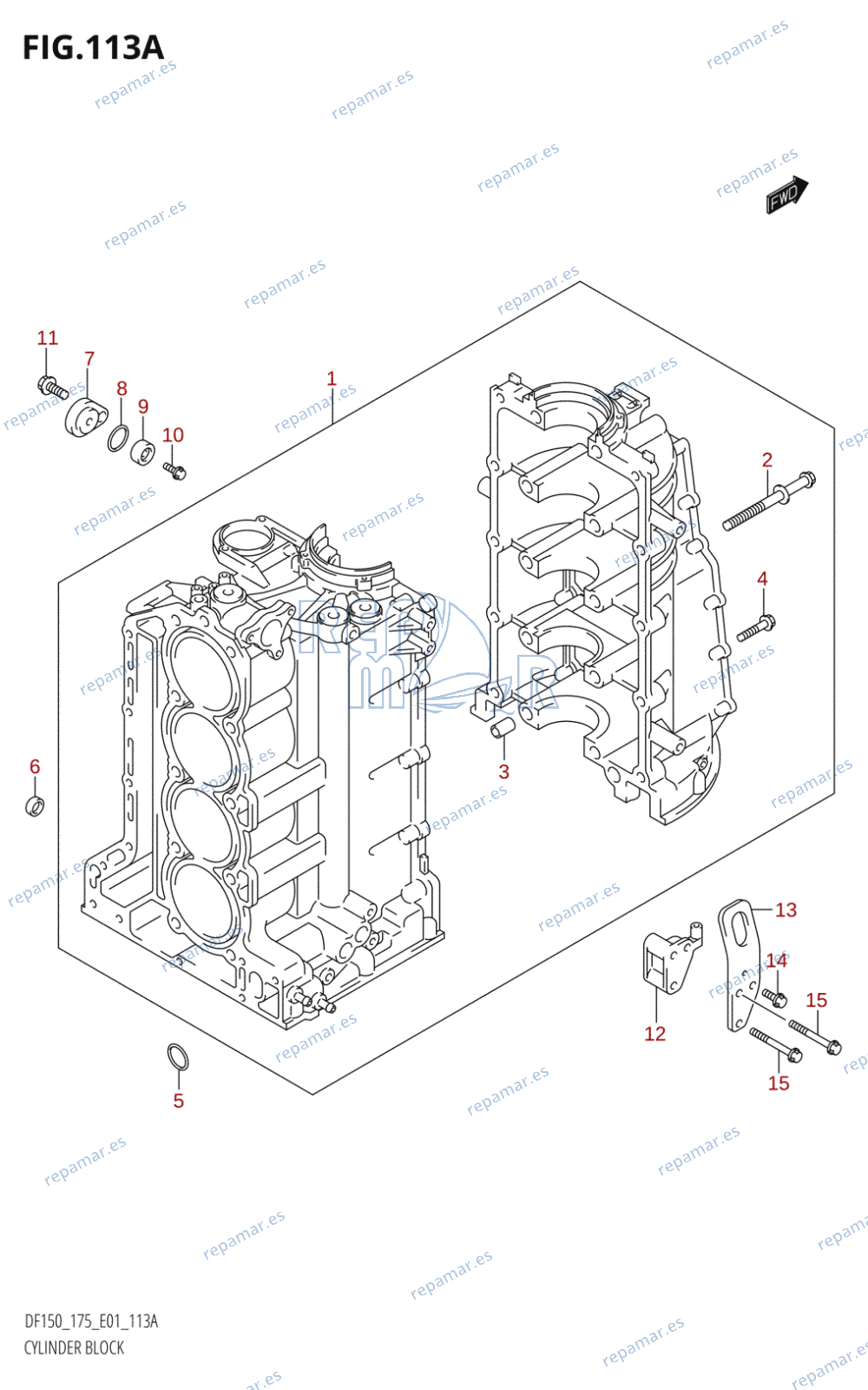 113A - CYLINDER BLOCK