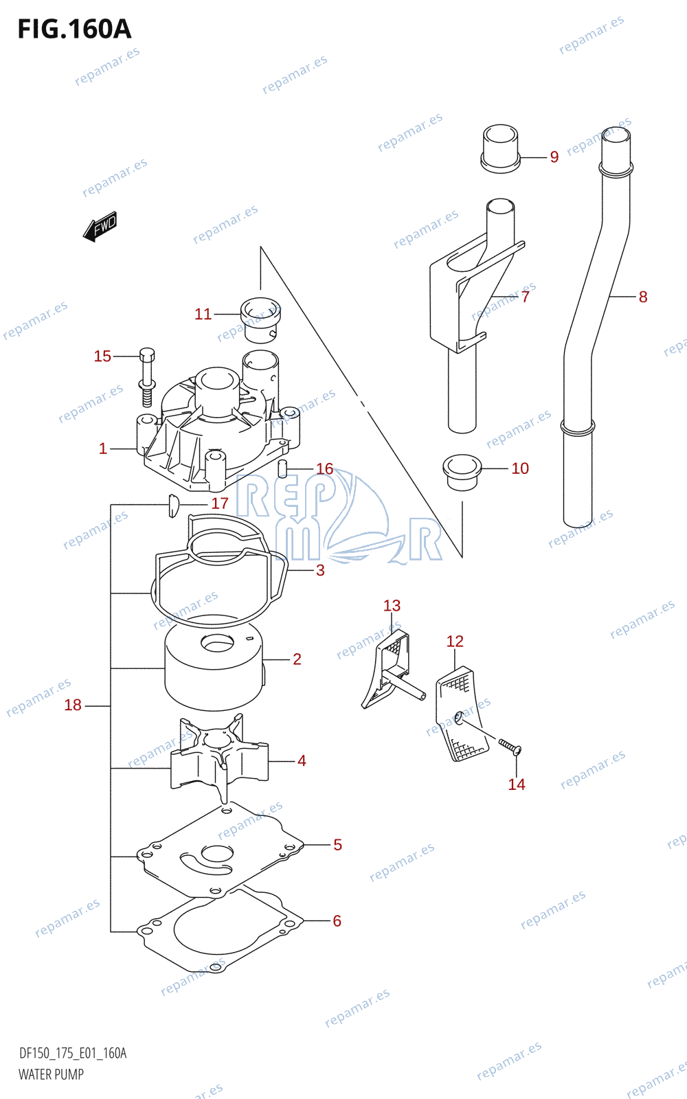 160A - WATER PUMP