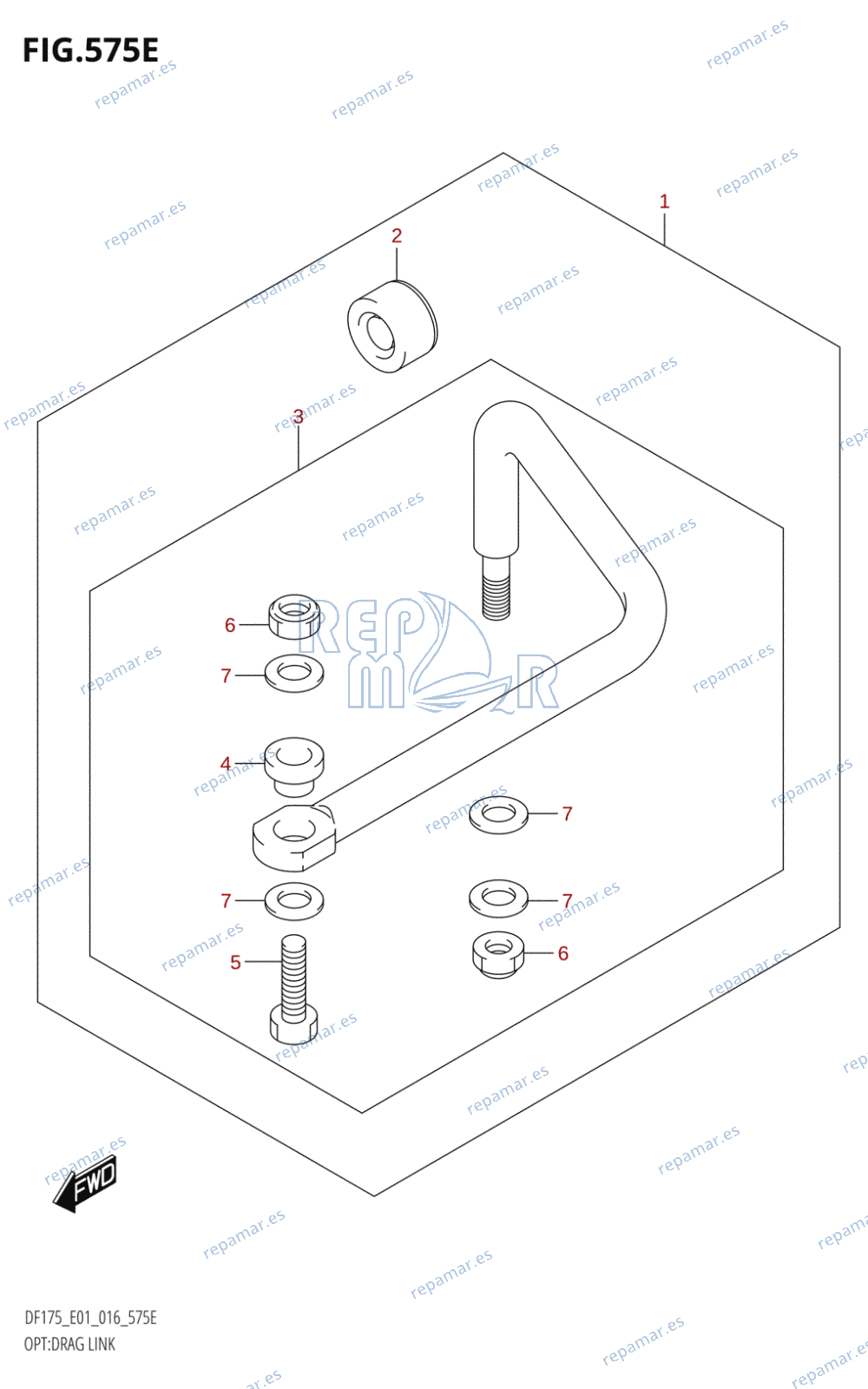 575E - OPT:DRAG LINK (DF175T:E01)