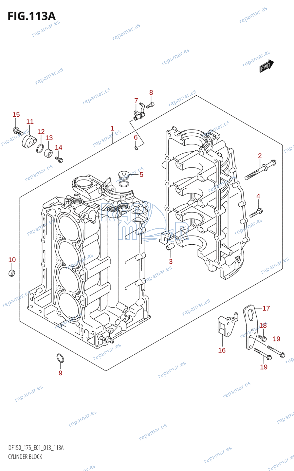 113A - CYLINDER BLOCK