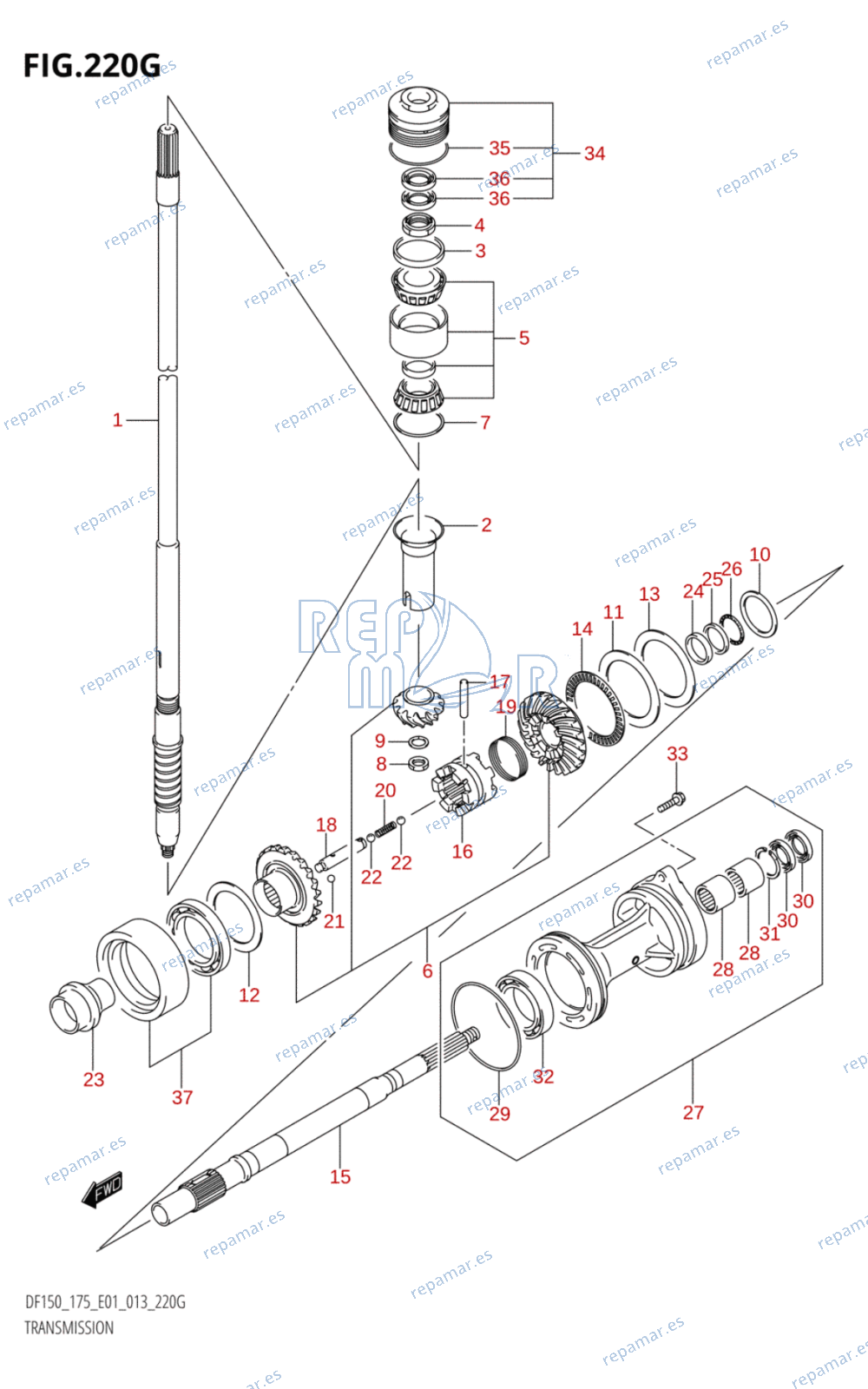 220G - TRANSMISSION (DF175Z:E01)